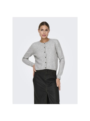 JDY Pullover in Light Grey Melange