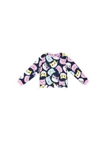 Denokids Tracksuit Cute Cats in dunkelblau
