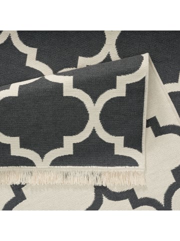 KADIMA DESIGN Waschbarer Teppich waschmaschinenwaschbar Marokkanisches wendbar in Anthrazit