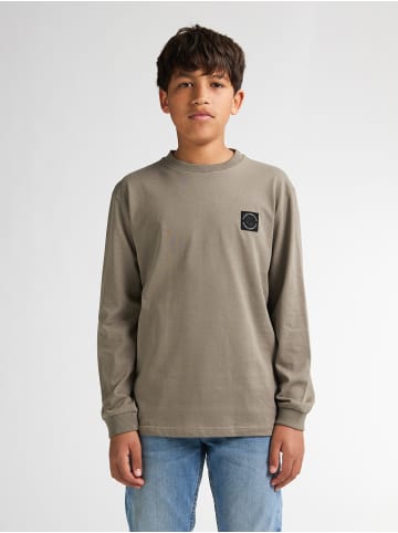 Petrol Industries Logo T-Shirt Großes Smoky in Braun