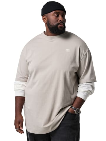 STHUGE Kurzarm T-Shirt in kiesel