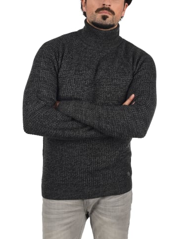 BLEND Rollkragenpullover BHCarrizo in Nachtschwarz