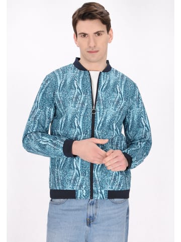 MO Men Jacket in light blue multicolor