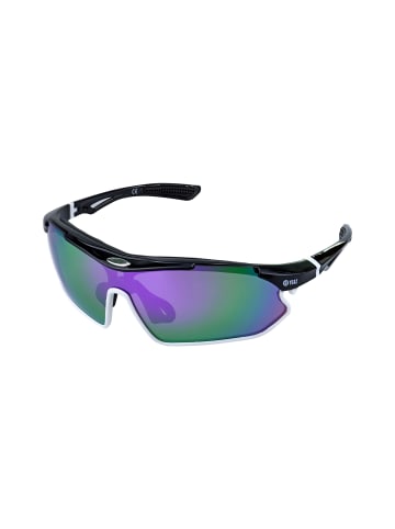 YEAZ SUNRAY Sport-Sonnenbrille schwarz/weiß/lila in lila