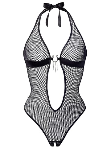 PETITE FLEUR GOLD Neckholder-Body in schwarz