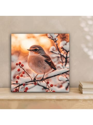 MuchoWow Leinwand Bilder Bernsteinfarben