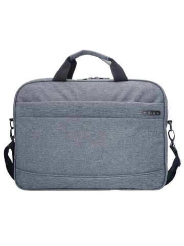 D&N Basic Aktentasche 44 cm Laptopfach in grau