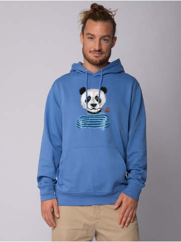 wat? Apparel Sweatshirt Panda in Bright Blue