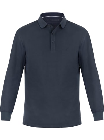 normani 3er Set Herren Langarm Poloshirt Lyroe in Schwarz/Anthrazit/Navy