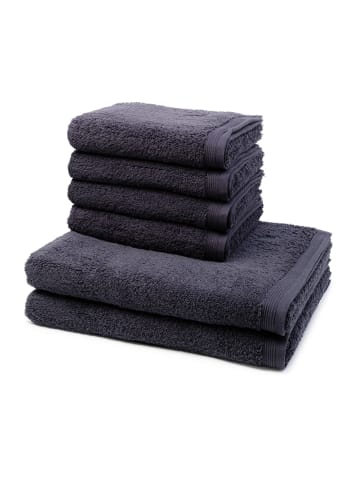 Möve 4 X Handtuch 2 X Duschtuch - im Set Superwuschel in Dark grey