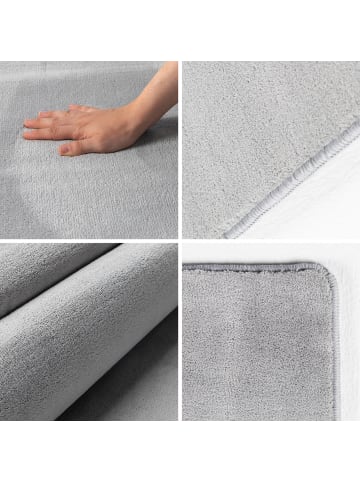 Teppich Boss Kurzflor Teppich Silvia in Silber
