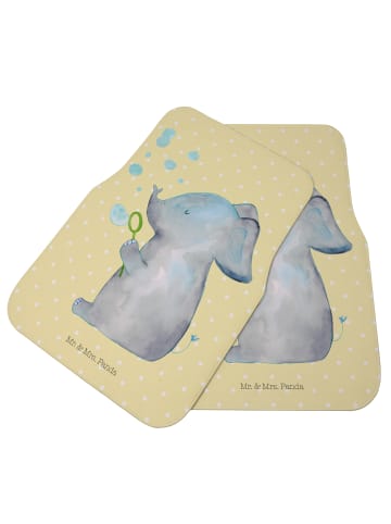 Mr. & Mrs. Panda Automatte Elefant Seifenblasen ohne Spruch in Gelb Pastell