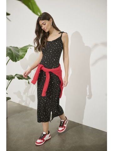 Kangaroos Midikleid in schwarz-weiß