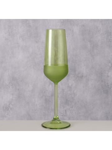 Boltze Sektglas Moluna in grün