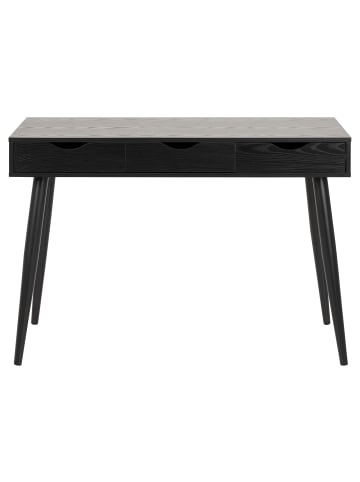 ebuy24 Schreibtisch Nete Schwarz 110 x 50 cm