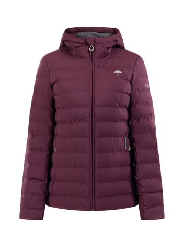 Schmuddelwedda Wattierte Winterjacke in Aubergine-271