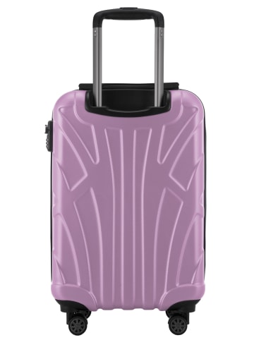 suitline Handgepäck Koffer 55x35x20 cm Flugzeug-Trolley Koffer 34 L Bordgepäck in Flieder