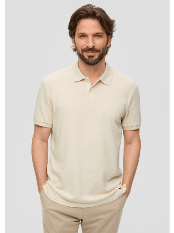 s.Oliver BLACK LABEL Polo-Shirt kurzarm in Braun
