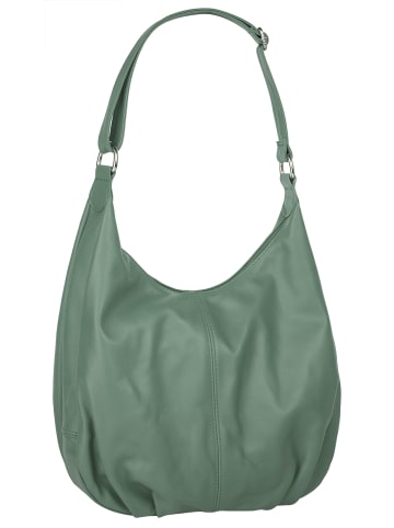 Cluty Shopper echt Leder in grün