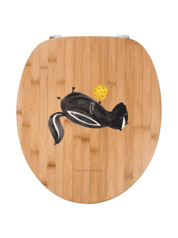 Mr. & Mrs. Panda WC Sitz Stinktier Ball ohne Spruch in Braun