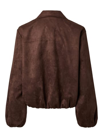 Pieces Bomberjacke in Hot Fudge