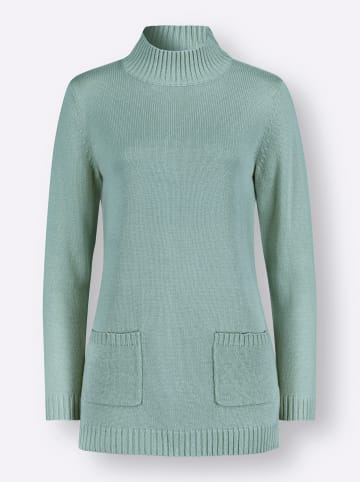 Sieh an! Longpullover in kalkmint