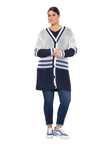 Ulla Popken Strickjacke in offwhite