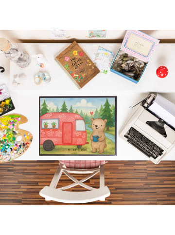 Mr. & Mrs. Panda tischpad Bär Camper Design ohne Spruch in Weiß