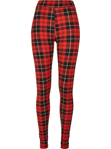 Urban Classics Leggings in redcheck