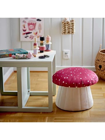 Bloomingville Pouf LUE Fliegenpilz Rot Weiss 30x37 cm