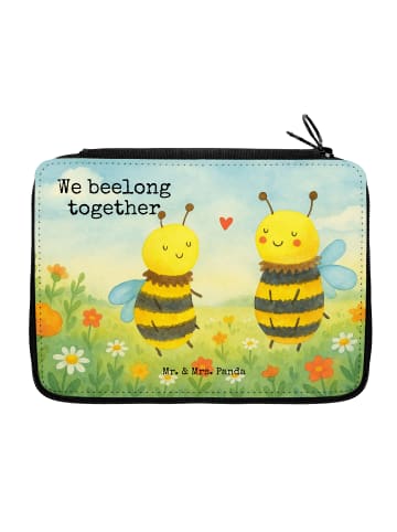 Mr. & Mrs. Panda Federmäppchen Biene Verliebt Design mit Spruch in Weiß