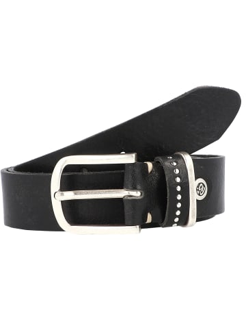 b.belt Fashion Basics Cleo Gürtel Leder in schwarz