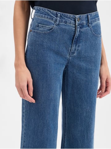 Marie Lund Wide Leg Jeans in light stone