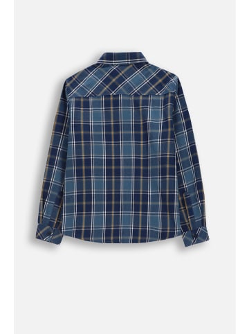 Coccodrillo Kariertes flanellhemd in blau