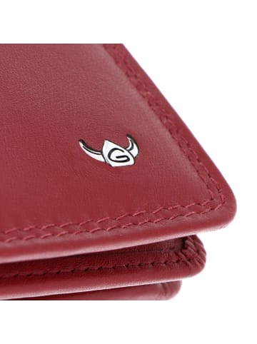 Golden Head Polo Geldbörse RFID Schutz Leder 12.5 cm rot