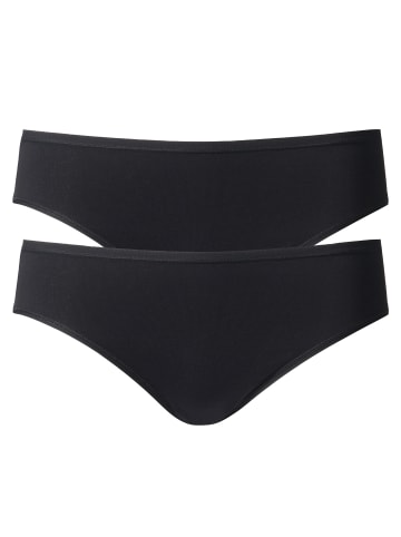 Calida Slip 2er Pack in Schwarz