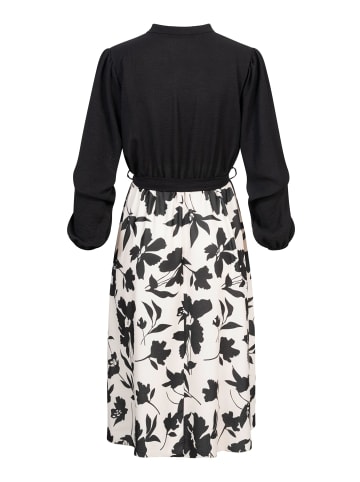 Cloud5ive Cloud5ive Longsleeve  Dress with floral print in black/beige