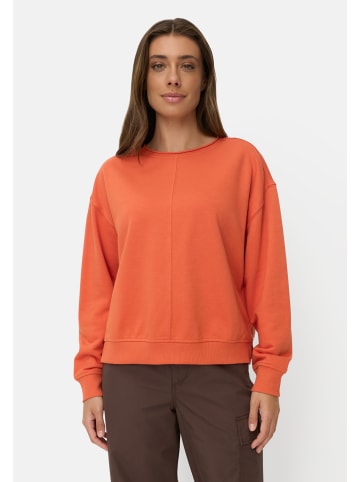 Camel Active Sweatshirt aus Baumwollgemisch in Orange