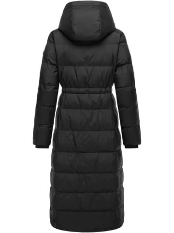 ragwear Steppmantel Niara Long in Black