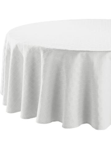 Erwin Müller Jacquard, Baumwollmischung Tischdecke Paderborn in weiß