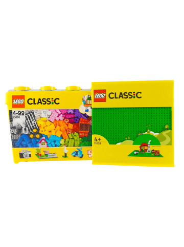 LEGO Classic Box groß Platte grün 791x Teile - ab 3 Jahren in multicolored