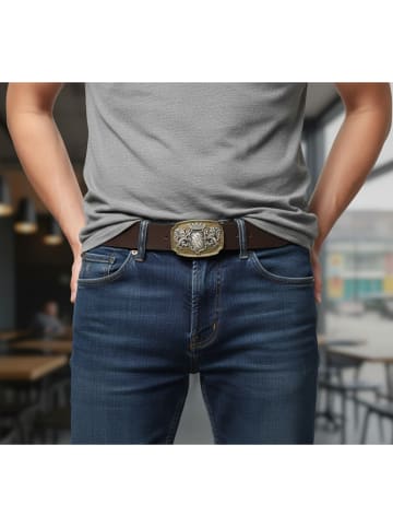 FRONHOFER Trachtengürtel Bayern in Trachten-braun