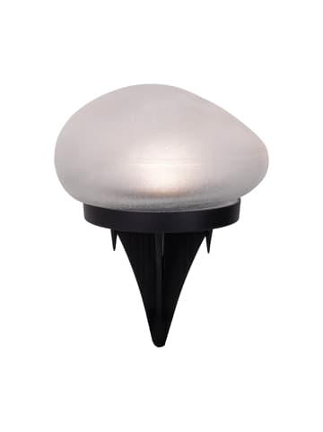 näve LED Solarleuchte "GURI" in weiß - (L)14 cm x (B)12 cm x (H)8.5 cm