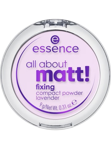 essence All About Matt! Fixierendes Kompaktpuder Lavender