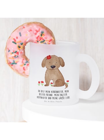 Mr. & Mrs. Panda Becher Hund Dame mit Spruch in Transparent