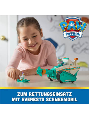 Amigo Spin Master PAW Patrol Schneemobil + Everest-Figur Snowboard Henrietta-Figur 3+