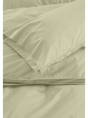 Hessnatur Perkal Bettwäsche-Set in pastelloliv