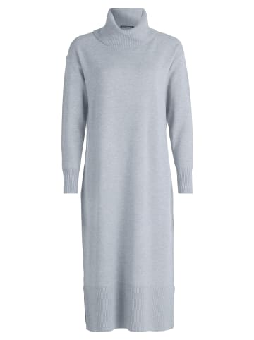 Betty Barclay Strickkleid mit hohem Kragen in Grey Melange