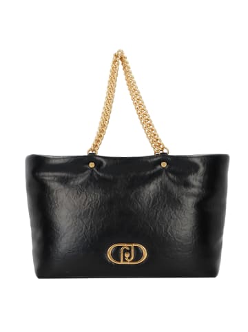 Liu Jo Lapuffy Shopper Tasche 40 cm in nero