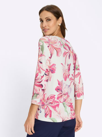 WITT WEIDEN Print-Shirt in ecru-magenta-bedruckt